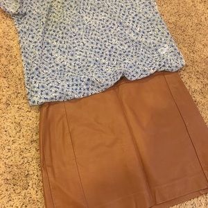 Faux leather mini skirt - The Limited  sz 10!